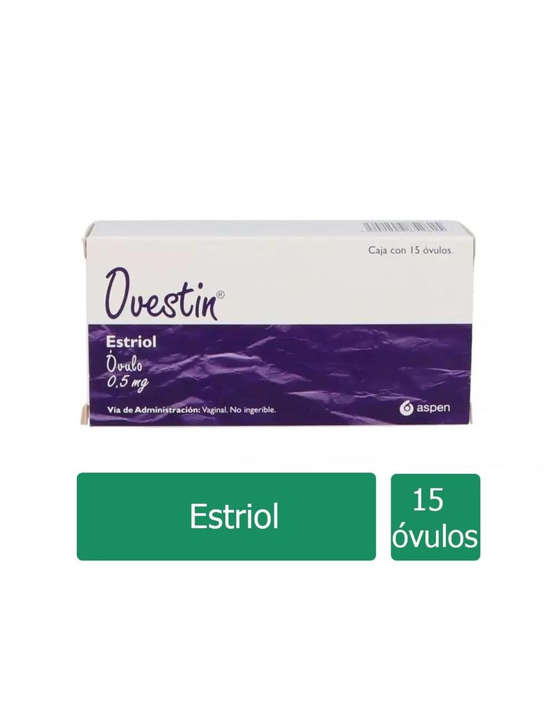 Ovestin Óvulos 0.5 Mg 15 Óvulos 15 