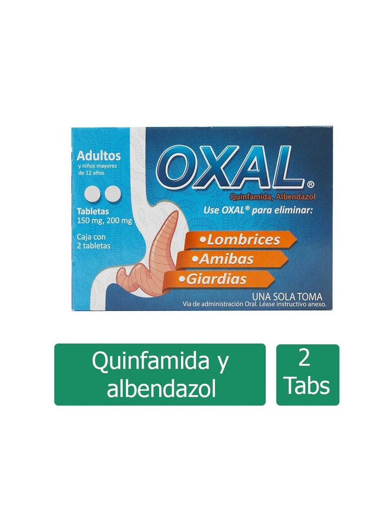 Oxal 150/200 Mg 2 Tabletas 