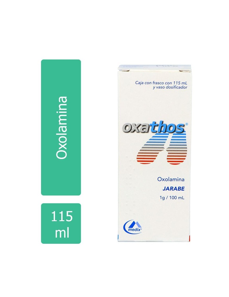 Oxathos 1 G /100 Ml Jarabe Caja Con Frasco Con 115 Ml