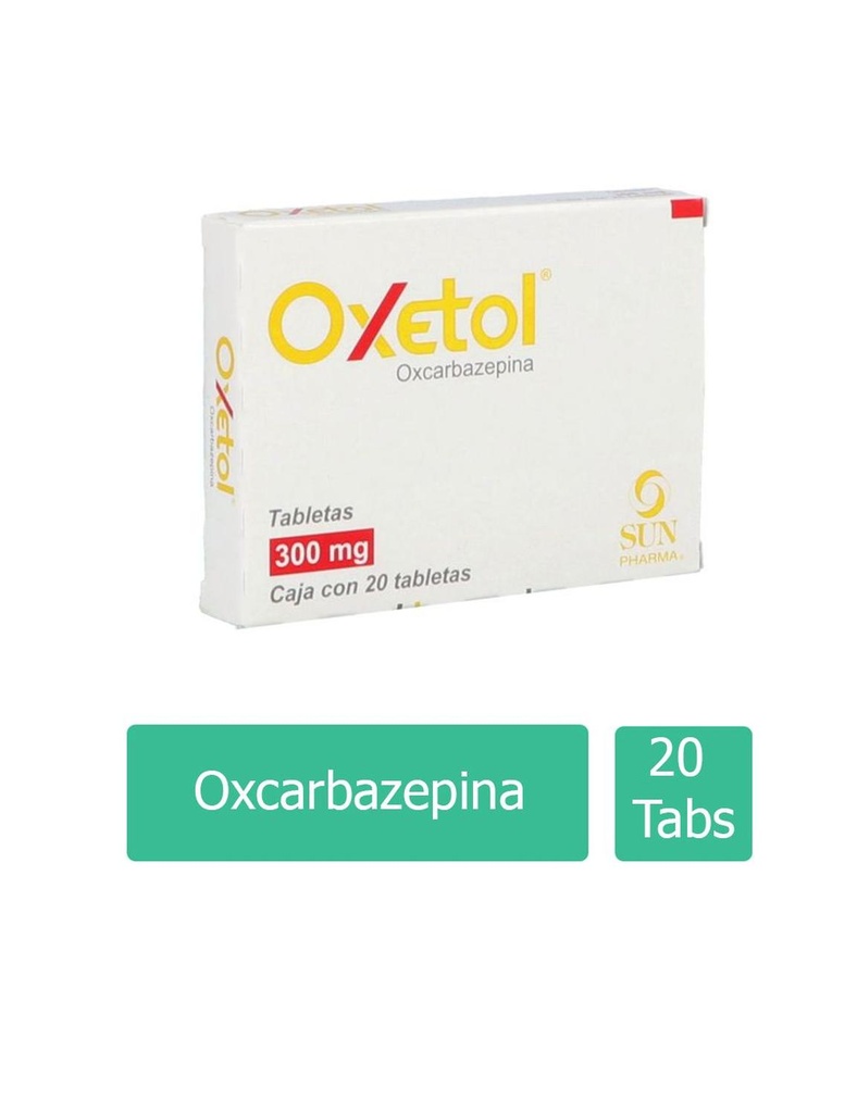 Oxetol 300 Mg 20 Tabletas 
