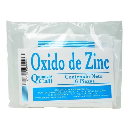 Óxido De Zinc 10 G Polvo 6 Sobres 