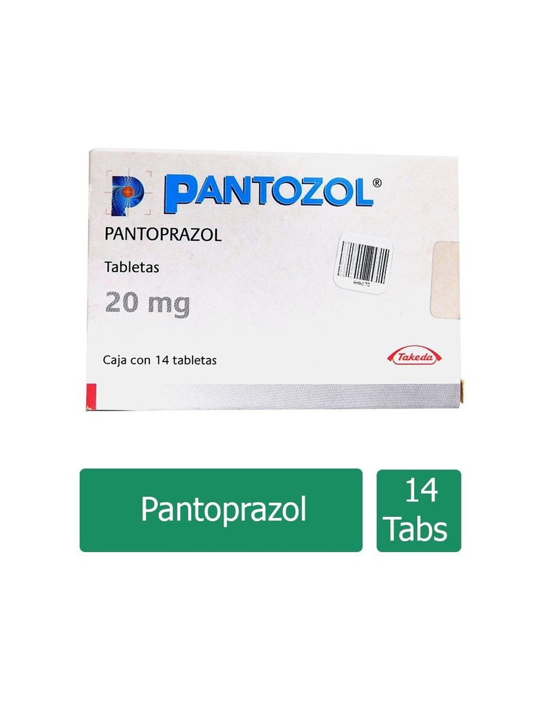 Pantozol 20 Mg 14 Grageas 