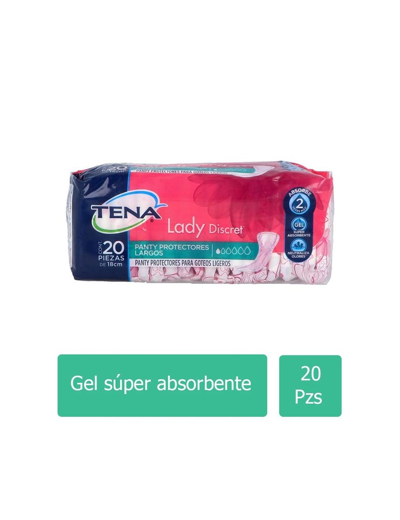Panti Protectores TENA Lady Discret 20 piezas 