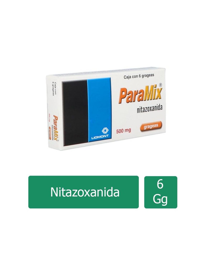 Paramix 500 Mg Blíster 6 Grageas 