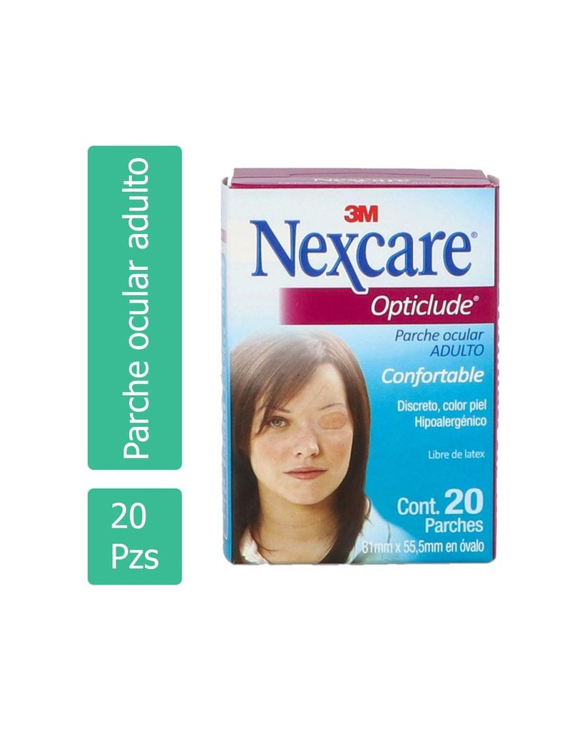 Parche Opticlude Adulto 20 Piezas 
