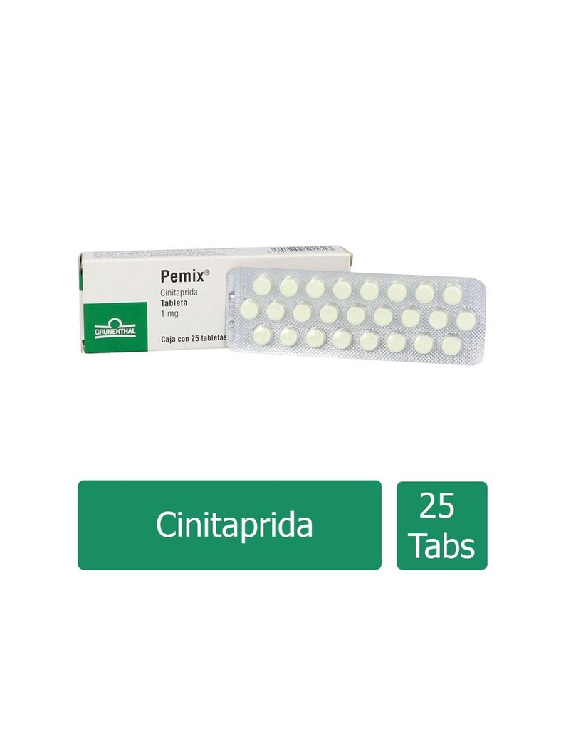 Pemix 1 Mg 25 Comprimidos 