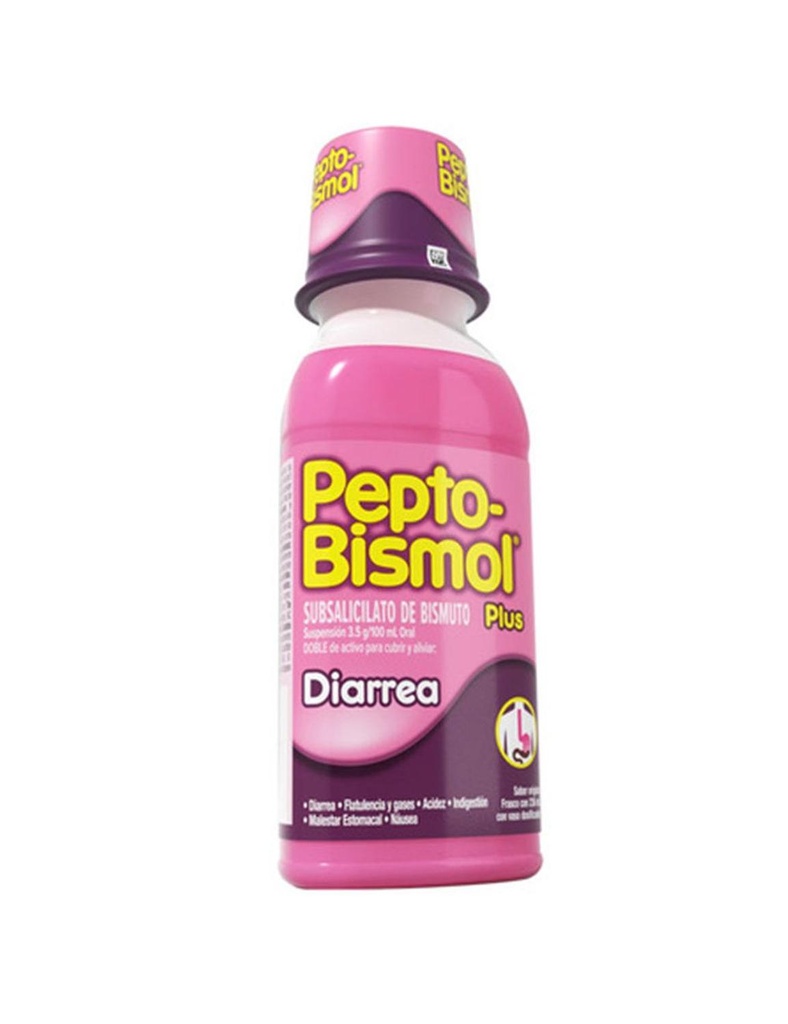 Pepto-Bismol Plus Antiácido Original 236 Ml 
