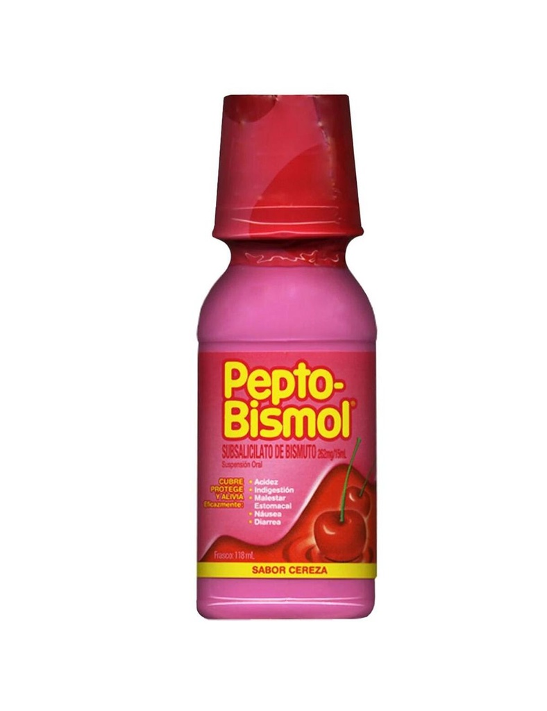 Pepto-Bismol Antiácido Cereza 118 Ml 