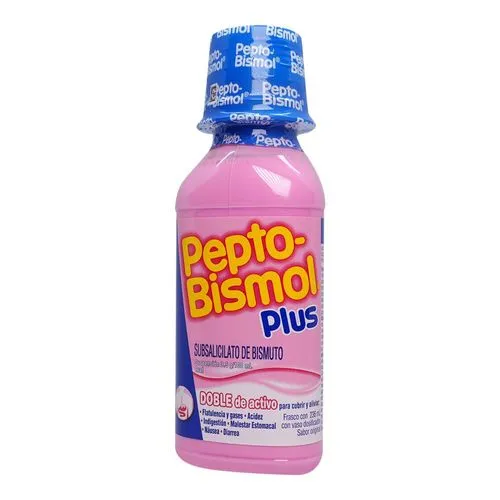 Pepto-Bismol Plus 525 Mg/15 Ml Antiácido Original 236 Ml 