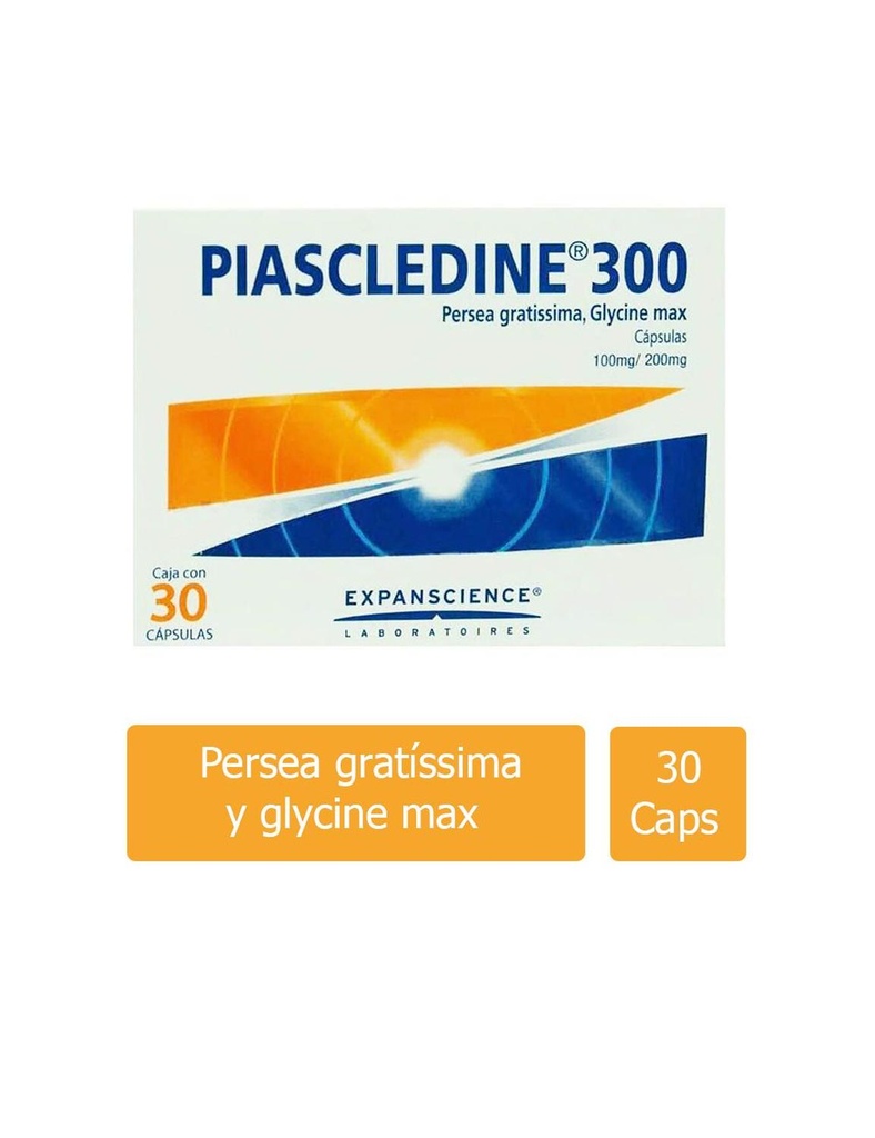 Piascledine 300 100/200 Mg 30 Cápsulas 