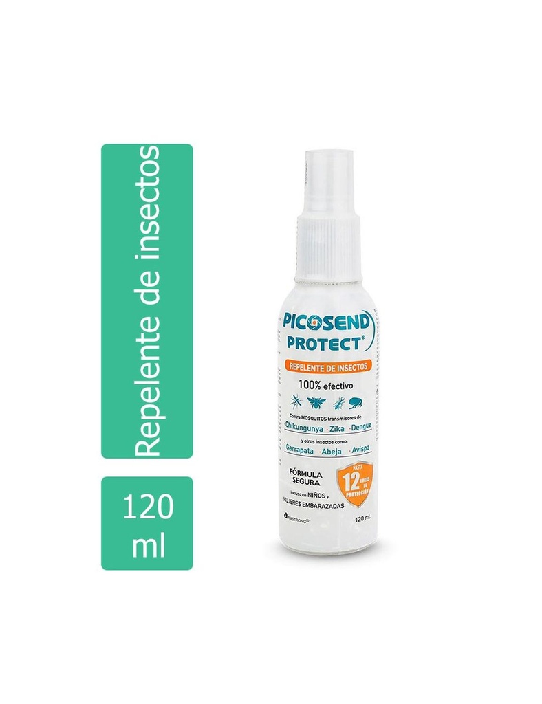 Picosend Protect Repelente De Insectos En Spray Con 120 Ml