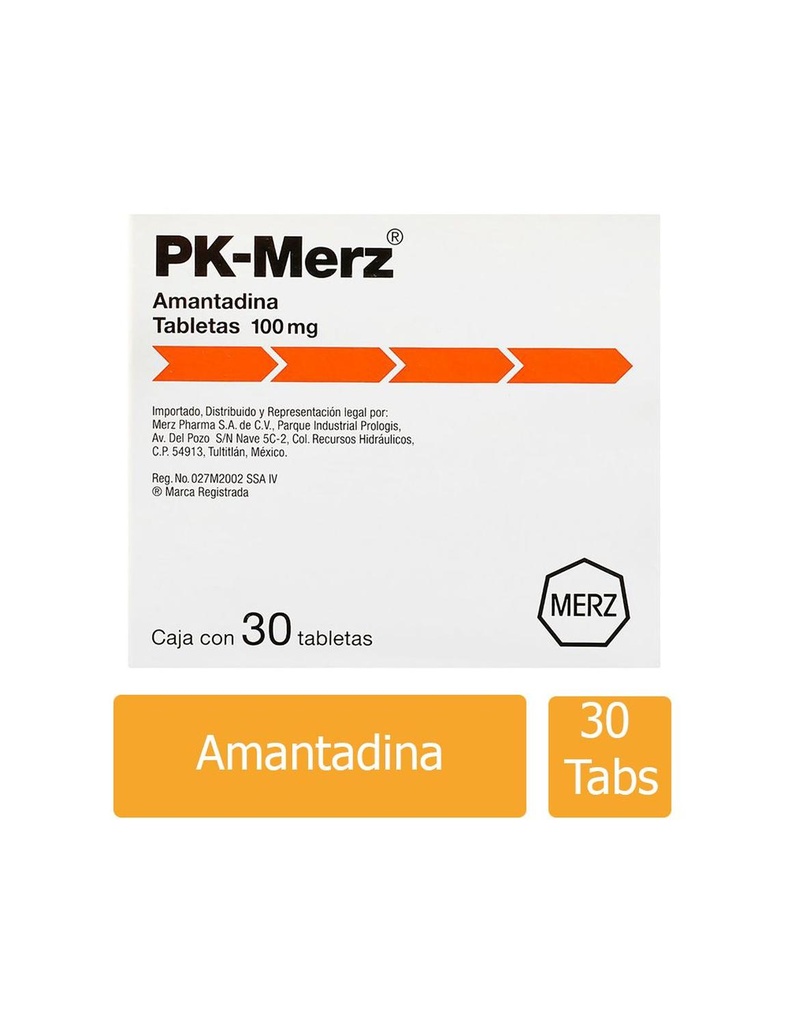 Pk Merz 100 Mg 30 Tabletas 