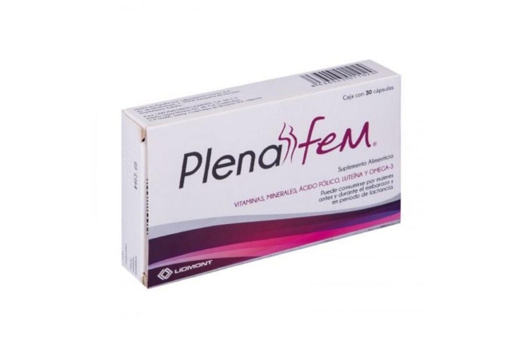 [8436043011024] Plenafem Suplemento Alimenticio 30 Cápsulas 