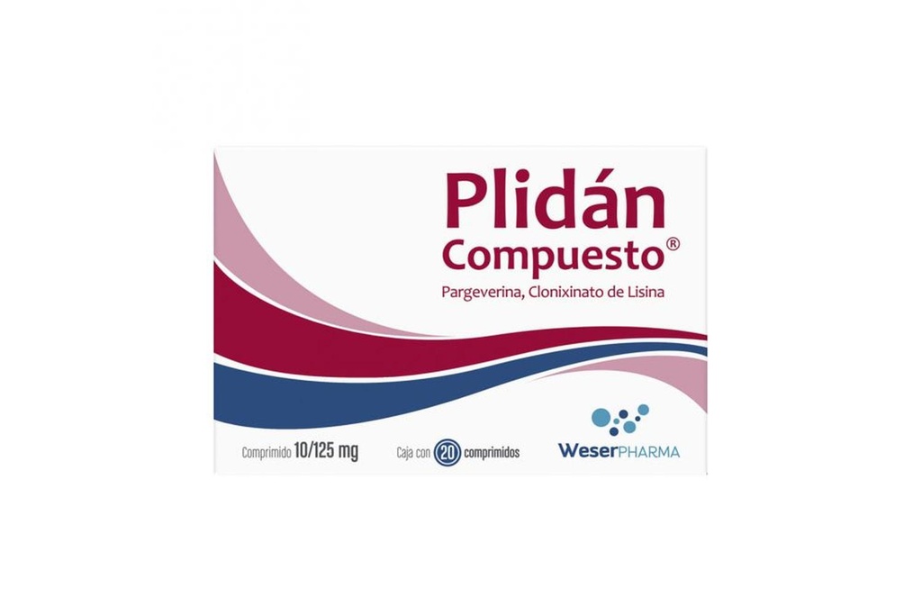 Plidan Compuesto 10/125 Mg 20 Grageas 