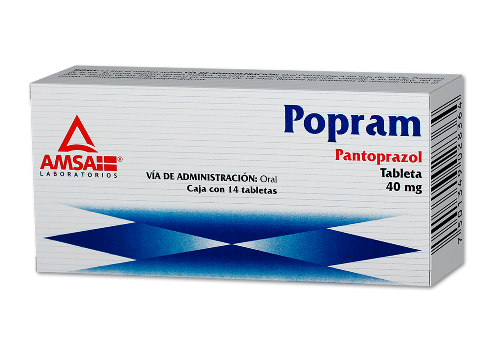 Pantoprazol 40 Mg 14 Tabletas Genérico Amsa 