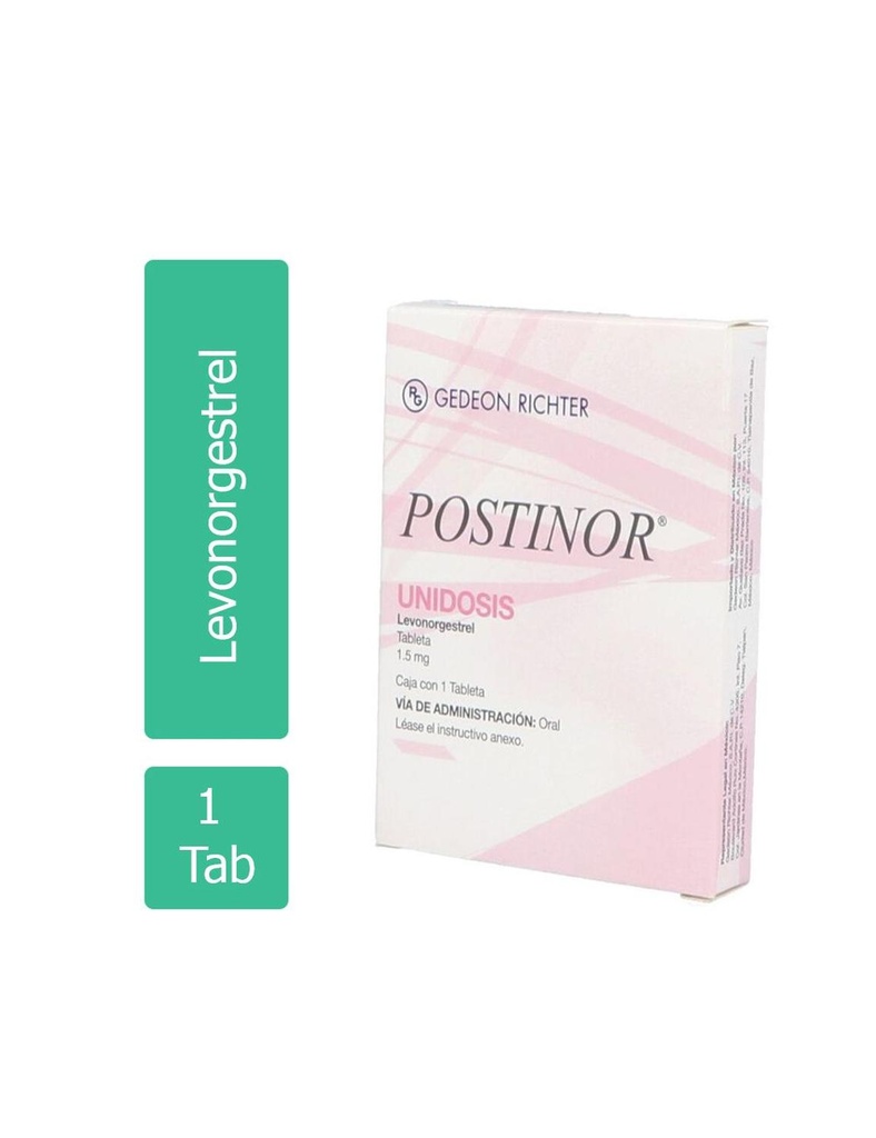 Postinor 2 Unidos 1.5 Mg 1 Tableta 