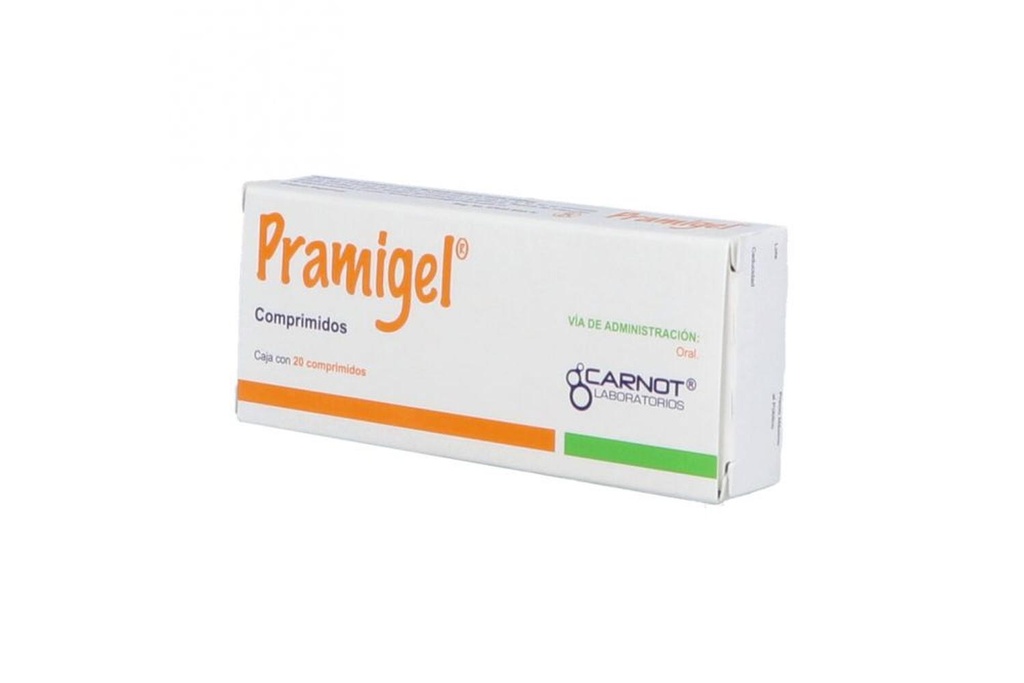 Pramigel 10/200/50 Mg 20 Comprimidos 