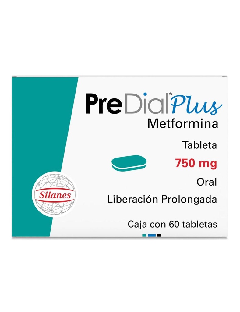 Predial Plus Liberación Prolongada 500 Mg 60 Tabletas 