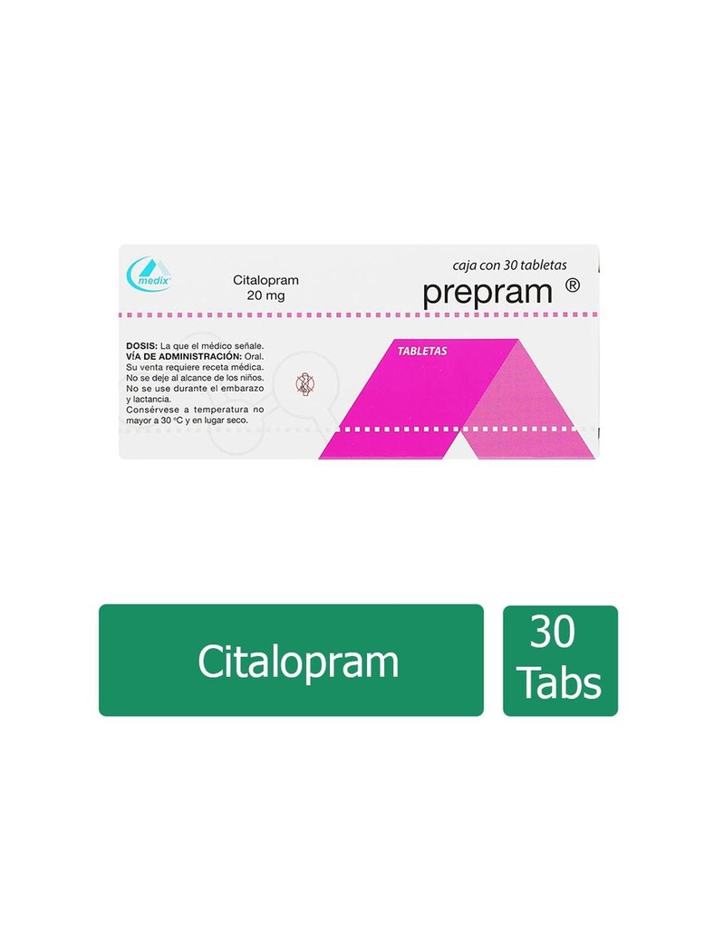 Prepram 20 Mg 30 Tabletas 