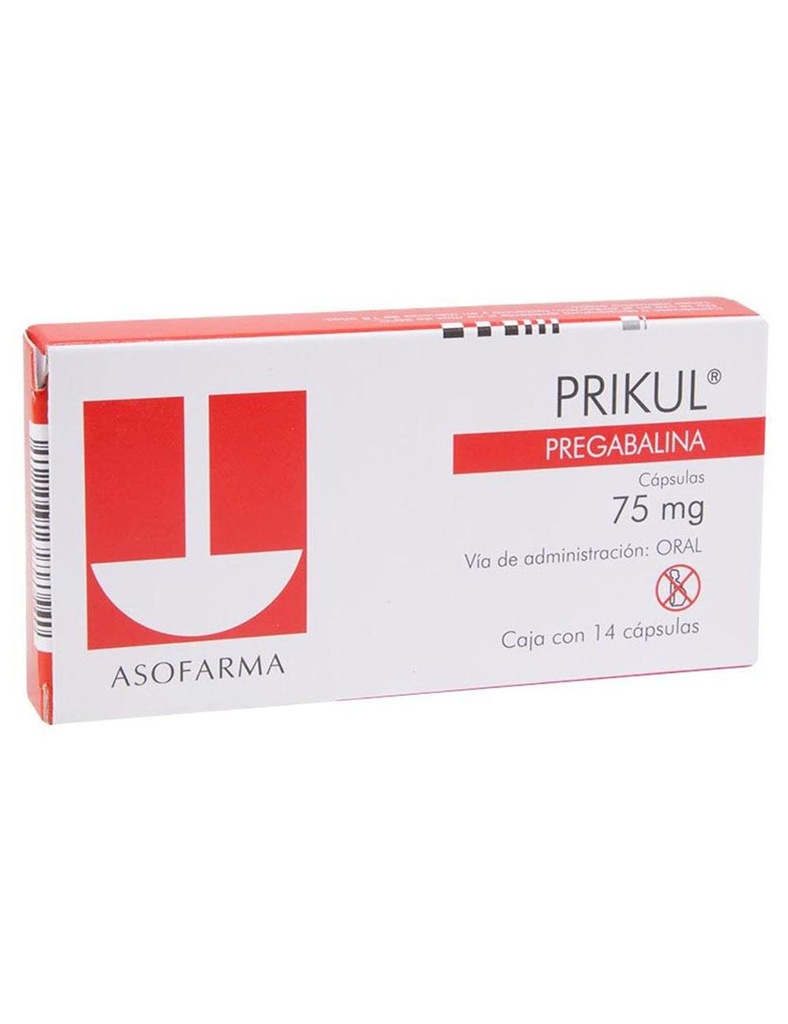 Prikul 75 Mg 14 Cápsulas 