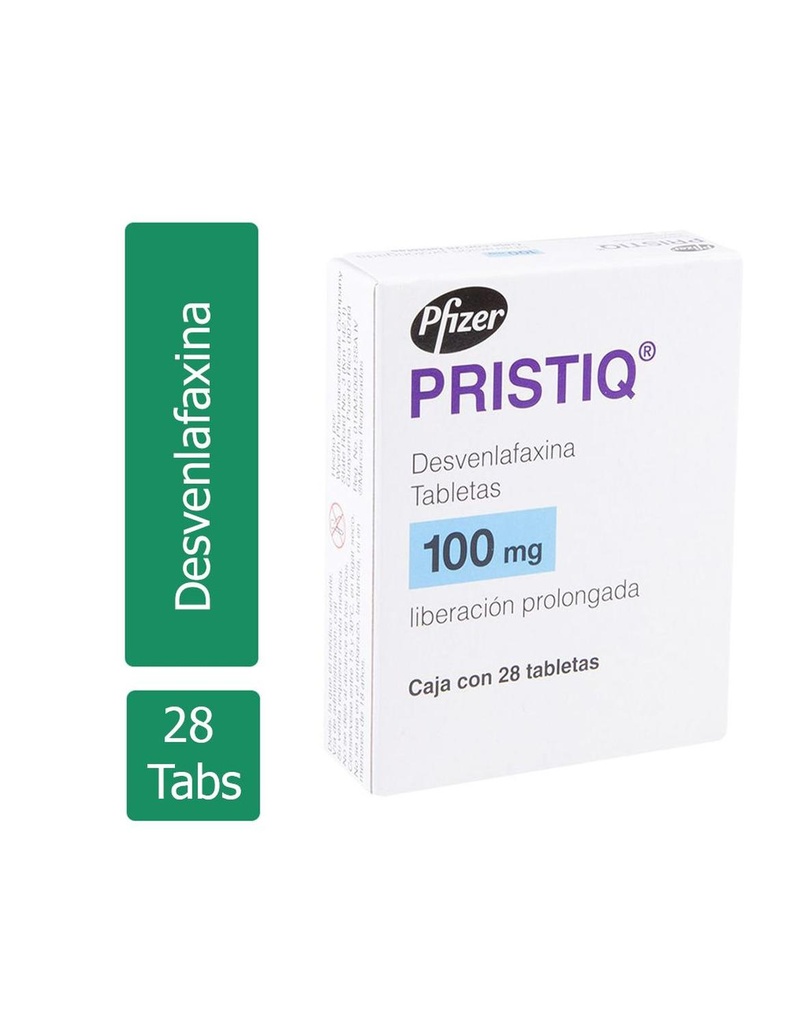 Pristiq 100 Mg 28 Tabletas 