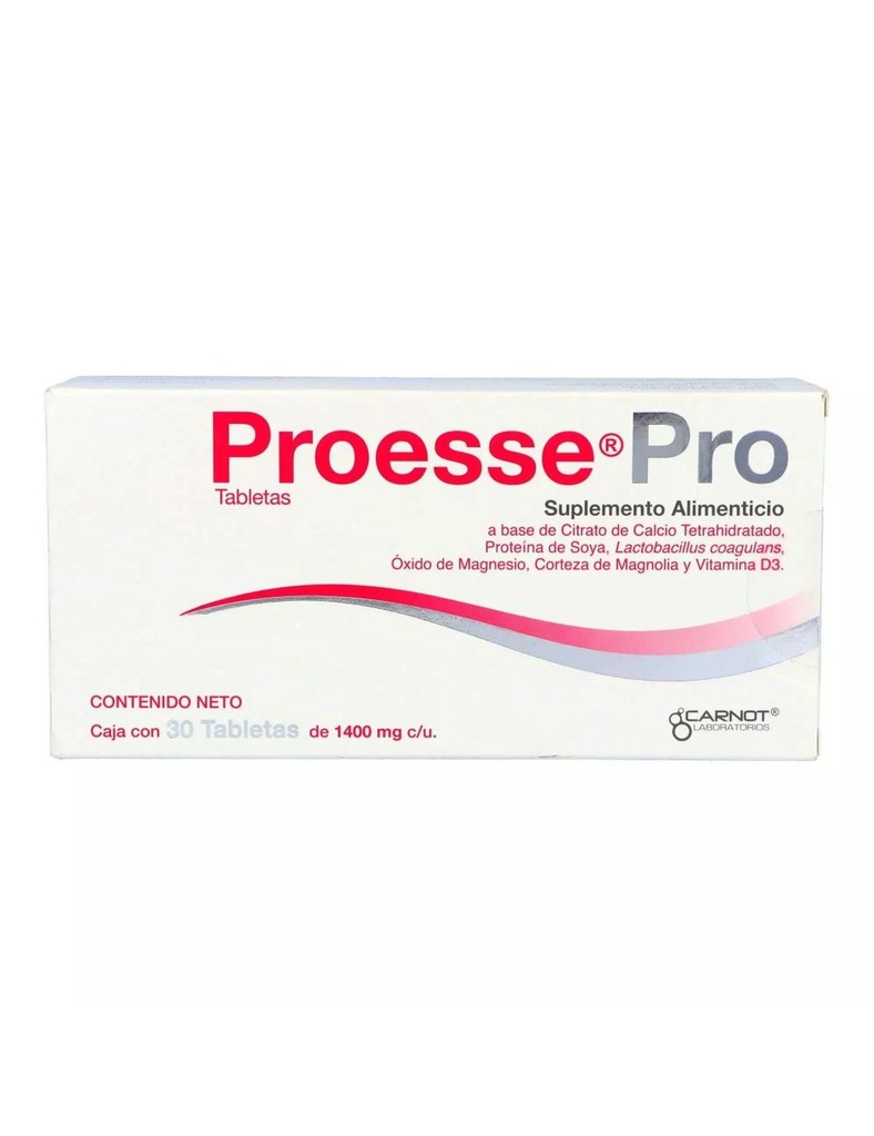 Proesse Pro Suplemento Alimenticio 30 Tabletas 1400 Mg 