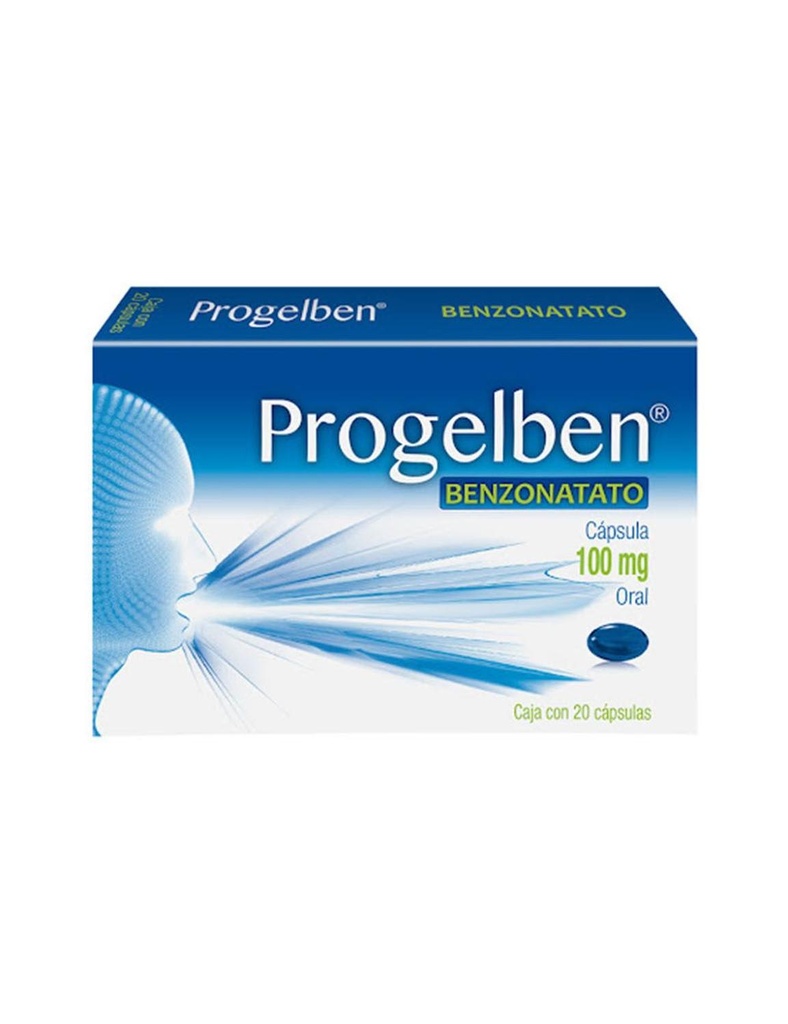 Progelben Benzonatato 100 Mg 20 Cápsulas Genérico Progela 