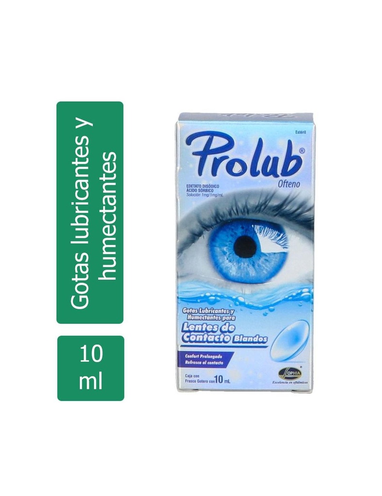 ProLub Ofteno Gotas Lubricantes 10 Ml 