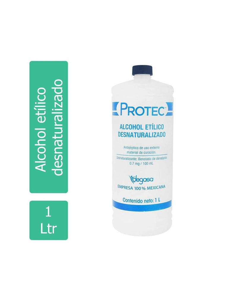 Alcohol Protec Desnaturalizado 1 Lt 