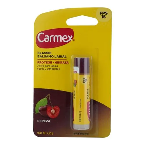 Pomada Labial Carmex Cereza FPS 15 Stick 4.25 G 