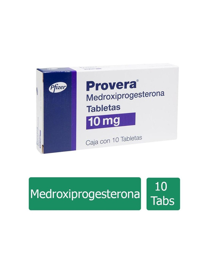 Provera 10 Mg 10 Tabletas 