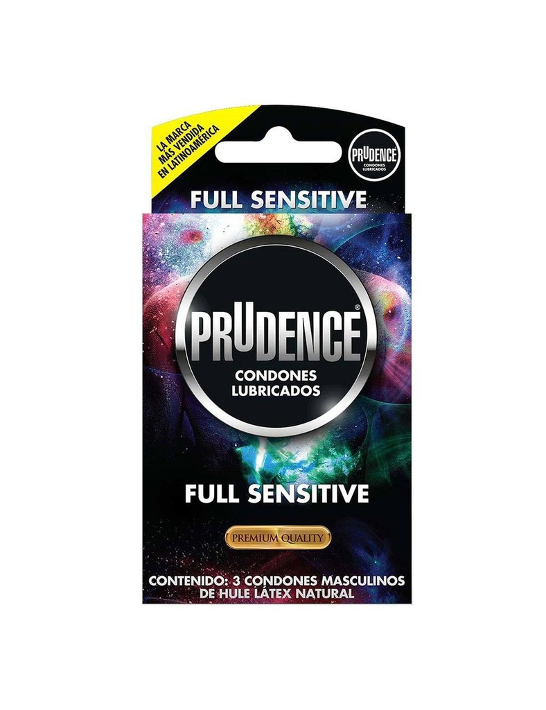 [7502214985348] Preservativo Prudence Full Sensitive 3 Condones 