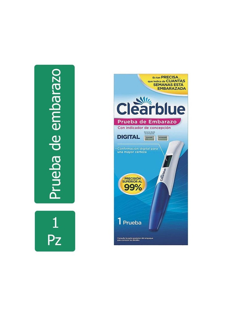 Prueba De Embarazo Clearblue Digital 