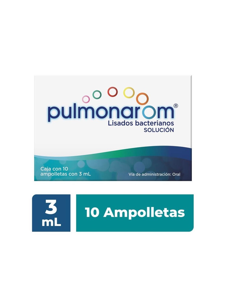 Pulmonarom Lisados Bacterianos 10 Ampolletas Con 3Ml 
