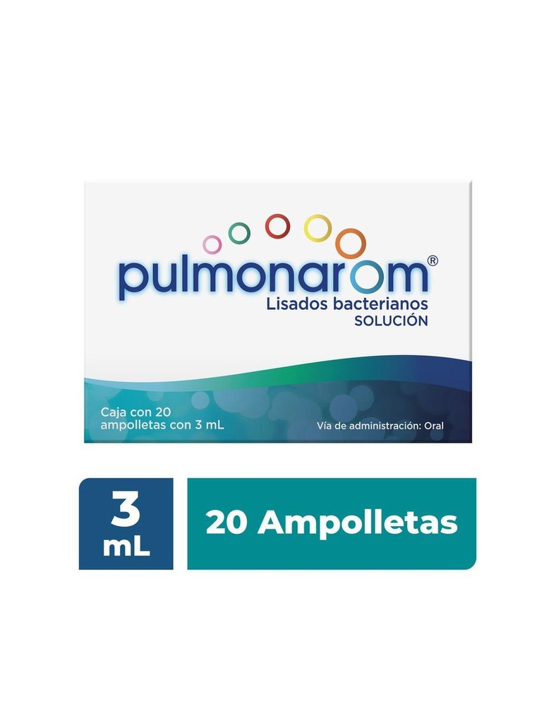 Pulmonarom Lisados Bacterianos 20 Ampolletas Con 3Ml 