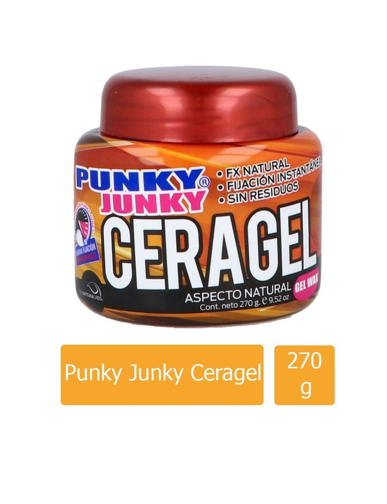 Cera Gel Punky Junky Natural 270 G 