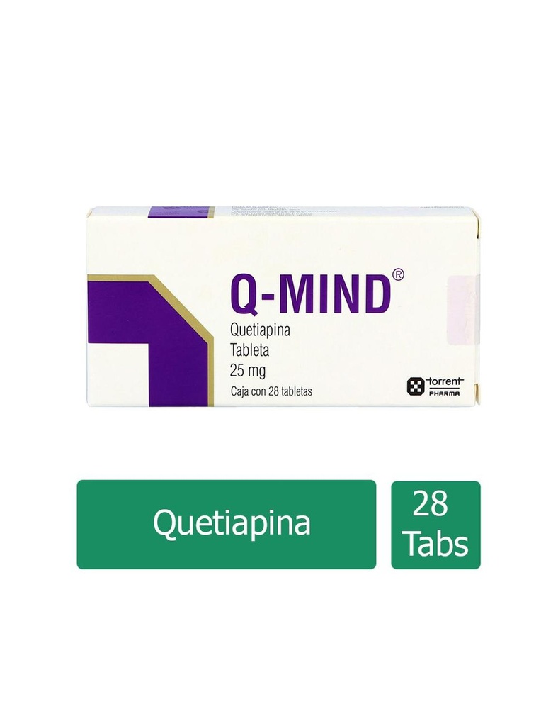 Q Mind 25 Mg 28 Tabletas 