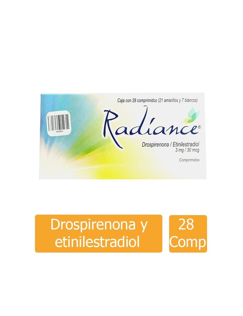 Radiance 3 Mg/30 Mcg 28 Comprimidos 