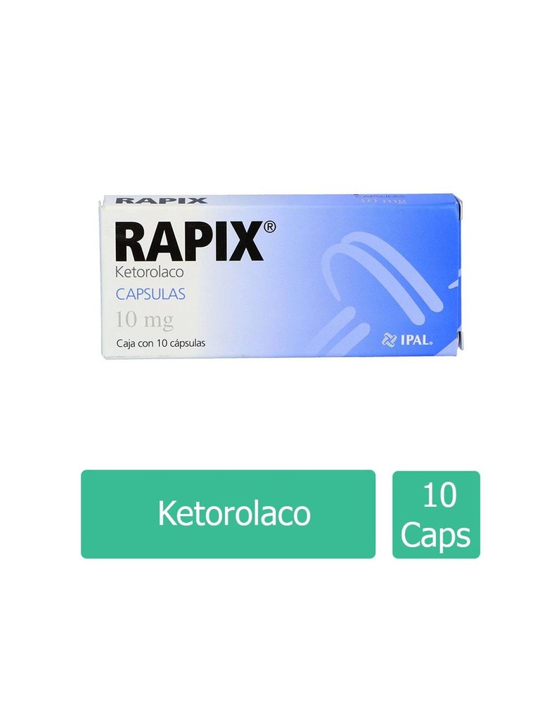 Rapix 10 Mg 10 Cápsulas 