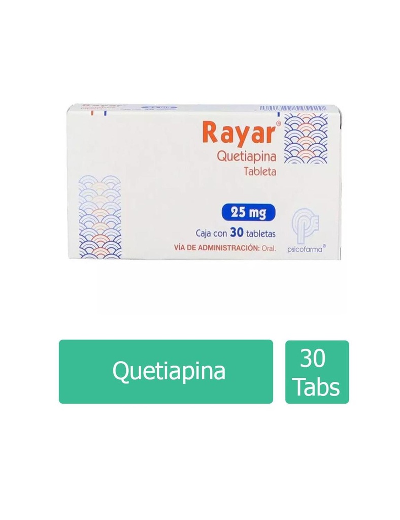 Rayar 25 Mg 30 Tabletas 