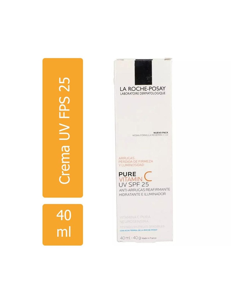 Redermic Hyalu [C] Crema Uv Fps 25 Caja Con Tubo Con 40Ml