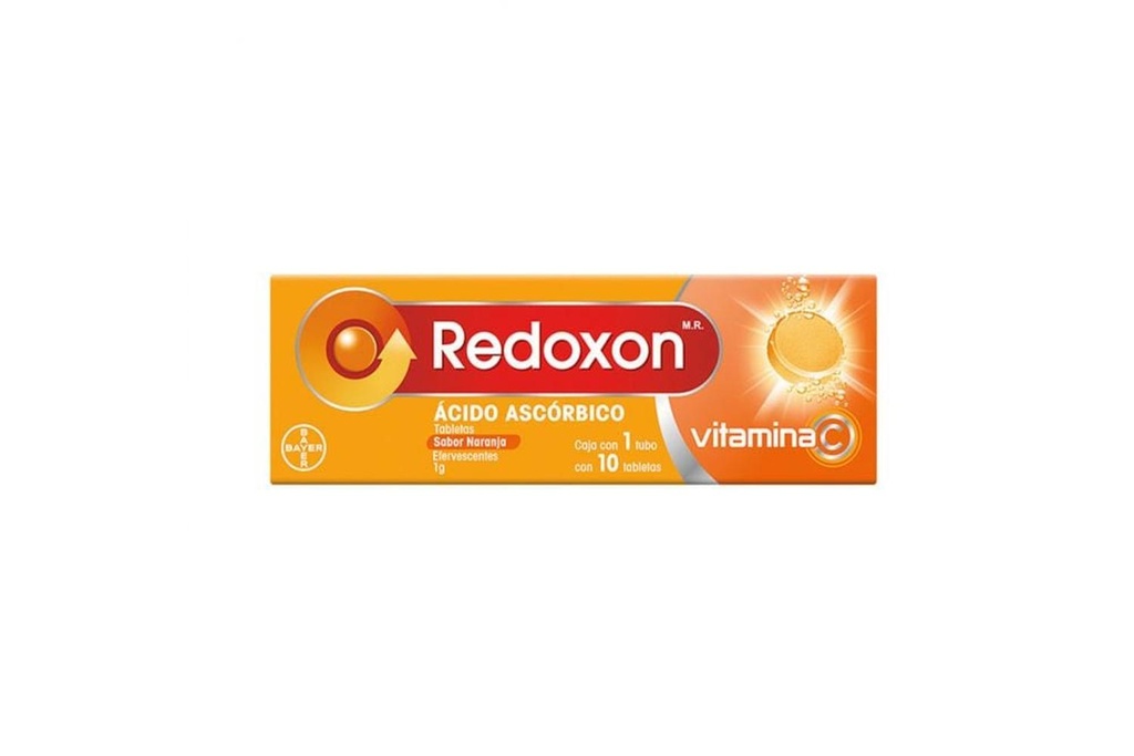[7501008409527] Redoxon 1 G Naranja 10 Comprimidos Efervecentes 