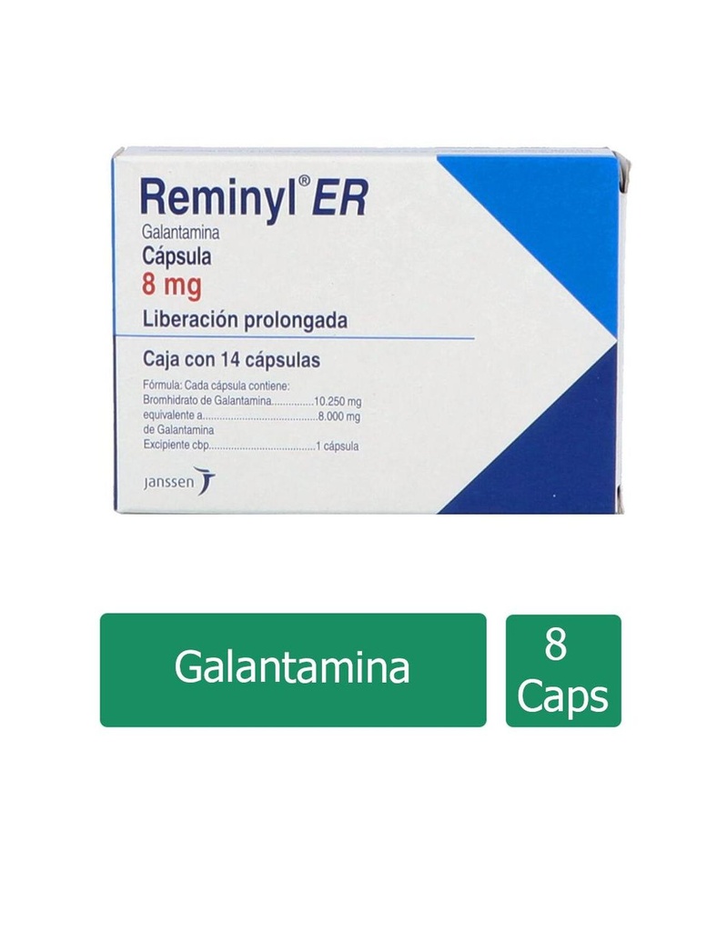Reminyl ER 8 Mg 14 Cápsulas 