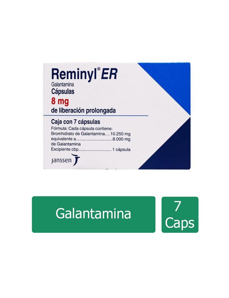 Reminyl ER 8 Mg 7 Cápsulas 