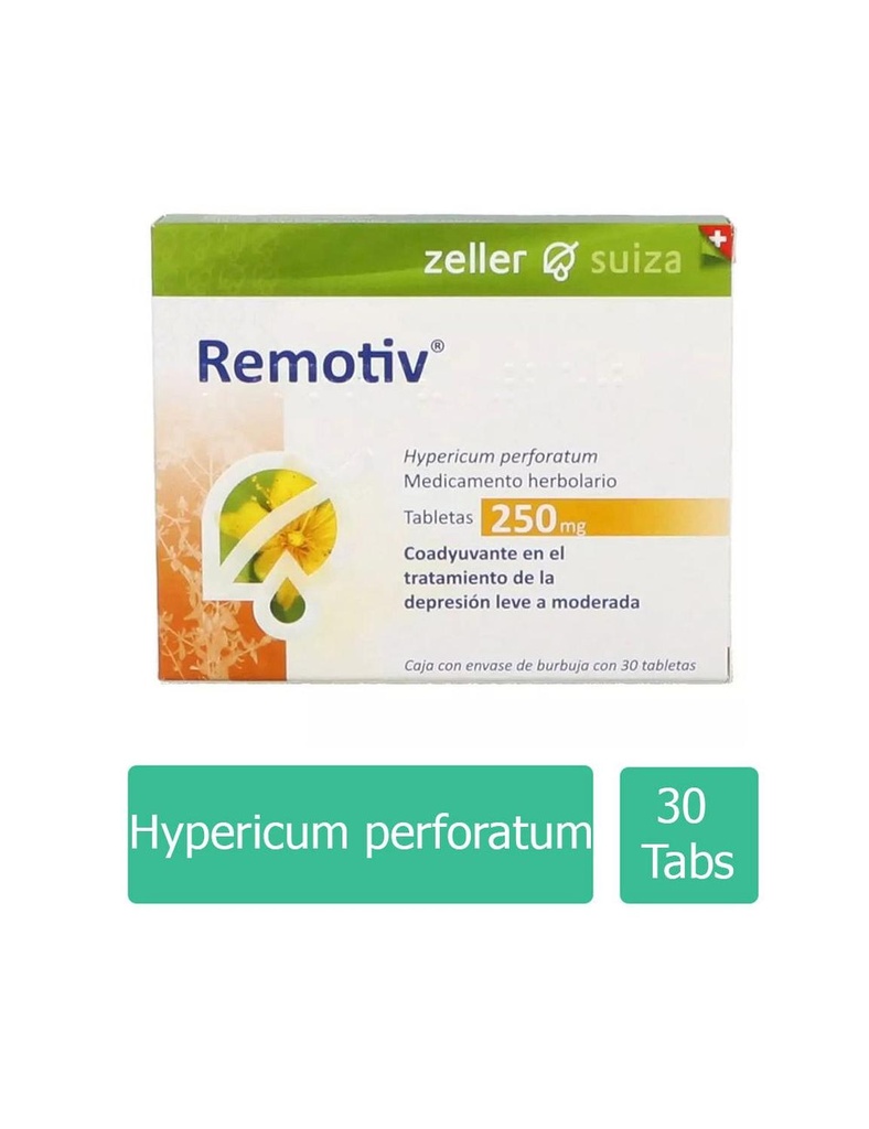 Remotiv 250 Mg. 30 Tabletas