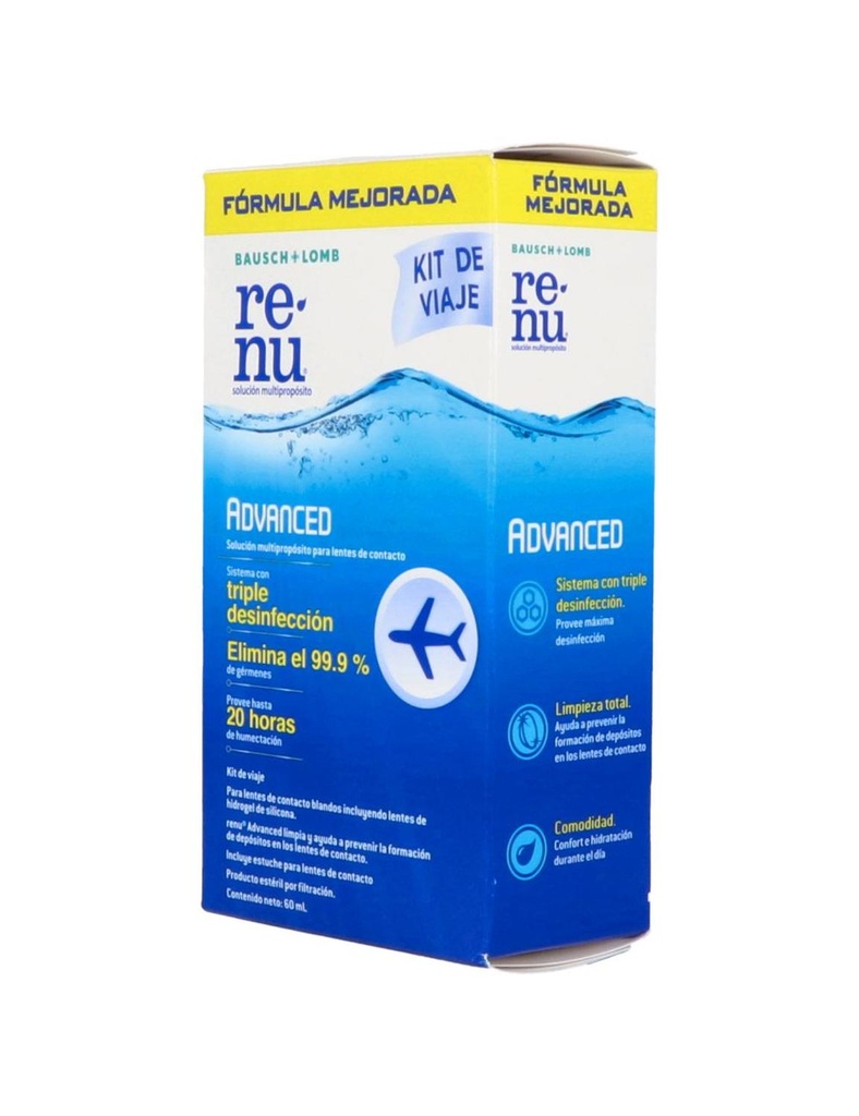 Renu Advancend Kit Viaje Solución 60 Ml 