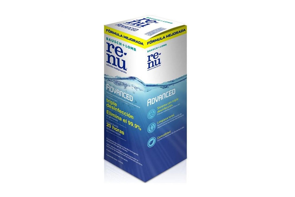 Renu Advanced Triple Desinfección Solución 120 Ml 