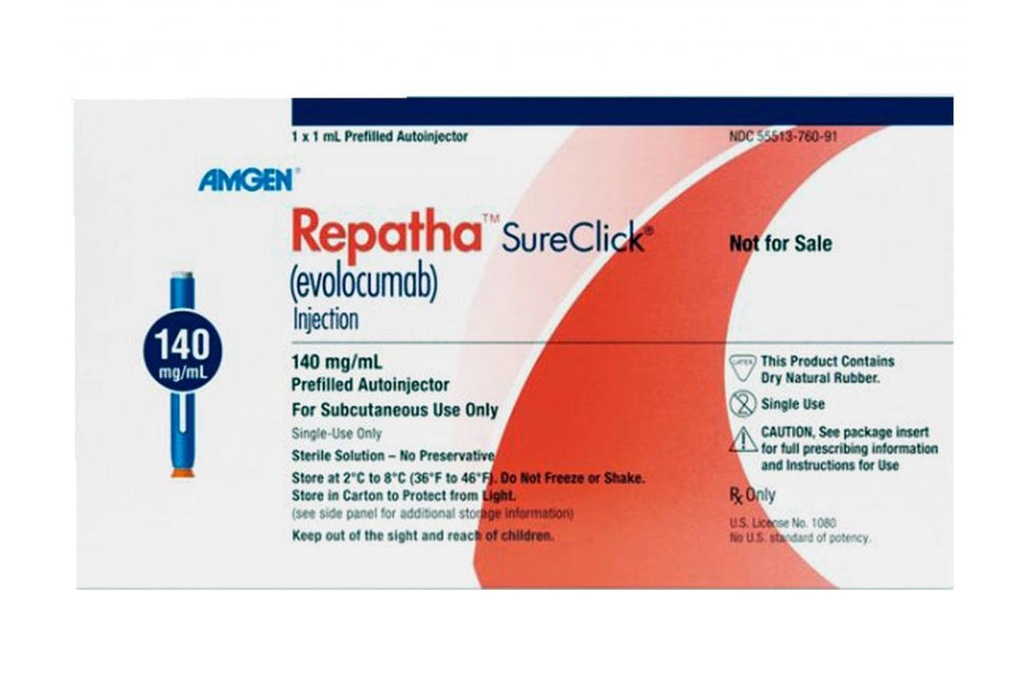 Repatha 140 Ml/Ml Con Pluma 