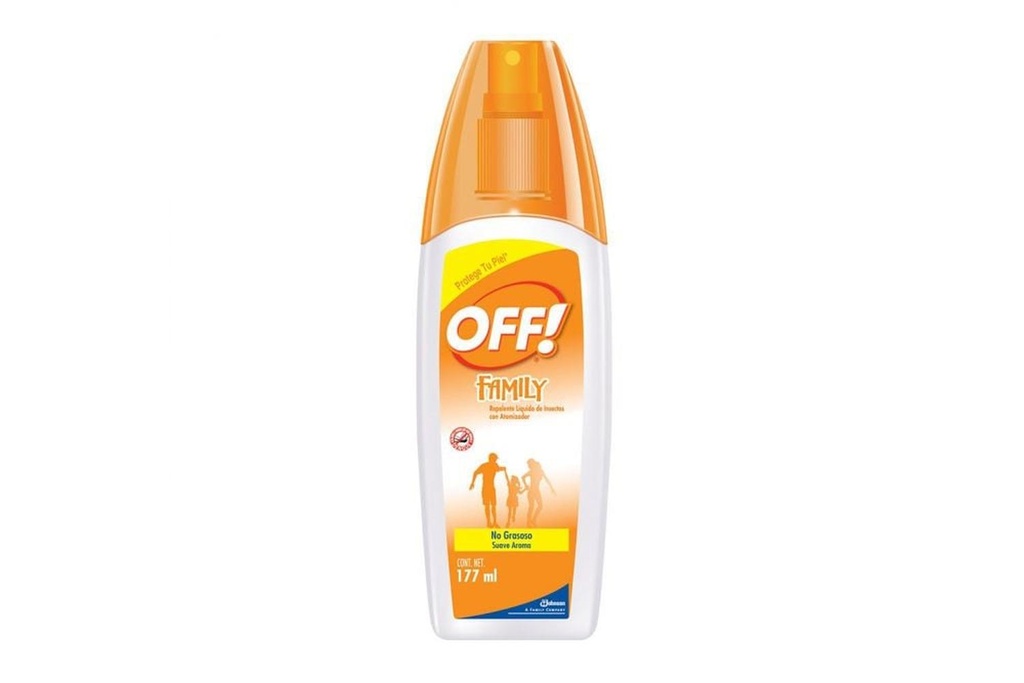 Repelente Off Family Frasco Spray Con 177 Ml