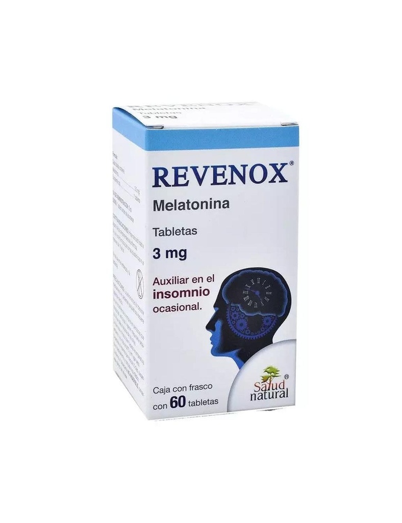 Revenox 3 Mg 60 Tabletas Melatonina